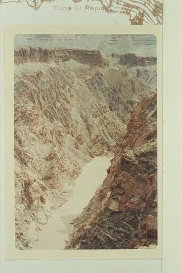 Upriver to Esmeralda Elbow at Mile 99.4 from Tonto Rim