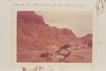 Up from left bank at Mile 207.5.  July 7,8, or 9