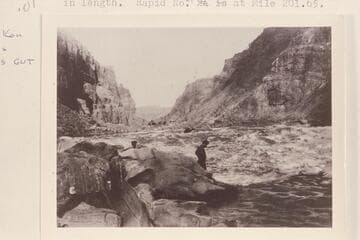 Kolb photo in Cataract Canyon.  See Ken Ross's Satan's Gut