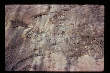 Inscription: Brown-Stanton May 4, 1889 (marked)