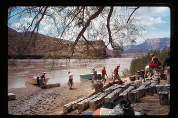 Loading gas; Lees Ferry