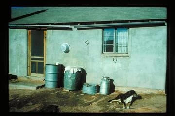 Rain barrel; Roost Ranch