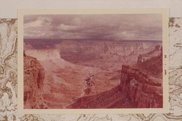 North from rim of Driftwood Canyon