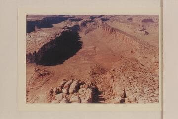 The upper end of Red Lake Canyon looking south