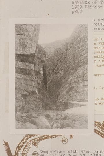 Side canyon in Cataract Canyon