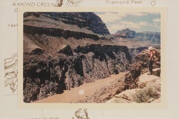 Across the inner gorge from right bank at Mile 224.  Compare with Wilbur #13 of 1904