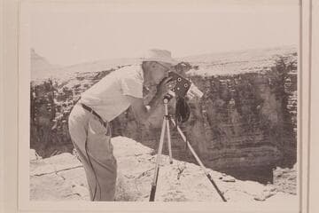 Ballard Atherton photographing Badger Creek Rapid