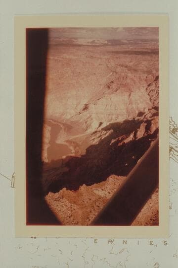 Up to the side canyon at Mile 206.85.  An intrusion of the Paradox Formation is cut by the stream