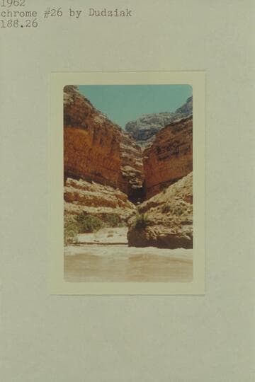 Side canyon at left bank at Mile 188.5