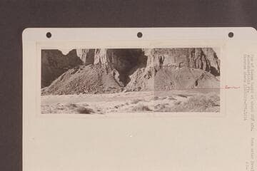 Pan of Hance Rapid at about 60 cfs.  Note water level at characteristic rk