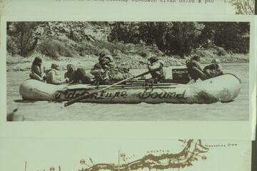 Denver based "Adventure Bound" party in Dinosaur National Monument