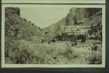 Green River Investigation:  Up Jones' Hole Creek from 1/4 Mile above Mouth