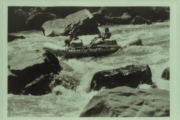 Ron Smith running Harp Rapid