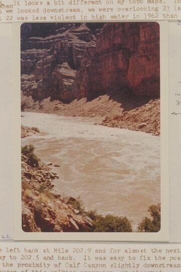 Looking down from Mile 202 1/2