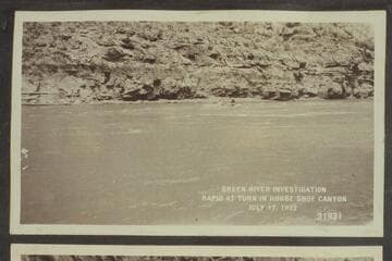 Green River Investigation-  Rapid at turn in Horseshoe Canyon