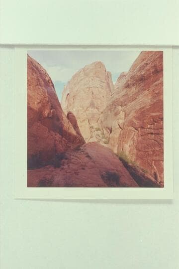 Down the ledge into the joint which opens into Anasazi Canyon