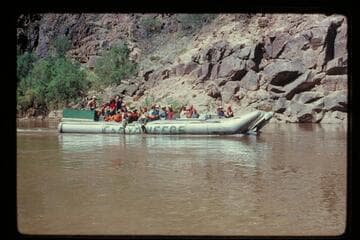 "Canyoneers"--Stavely inflated rig.  Mile 236