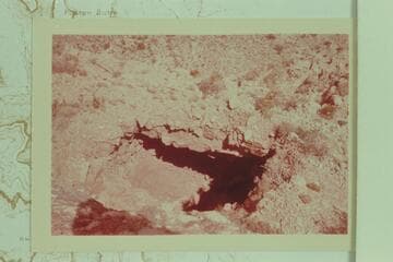 Hole to cave on Apollo, 12 ft.x12ft