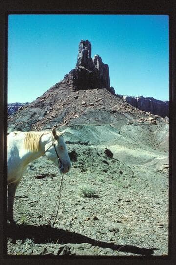 Butte up river; side of Horsethief Canyon