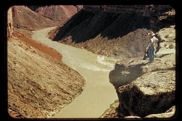 Soap Creek Rapid, Dock, 104,200 cfs
