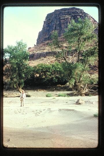 Butte back of camp site