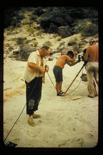 Doc Reed near camera