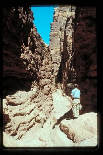 Drop in canyon en route to Badger