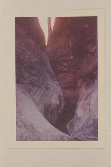 The pool in Anasazi Canyon below the joint at entry
