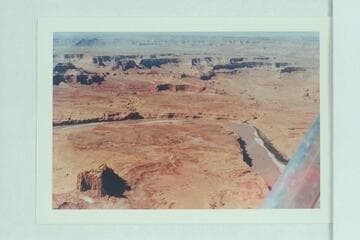 Down Glen Canyon to mouths of Cane [sic] Creek and Vado Creek