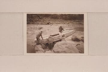 Portage at Lava Falls