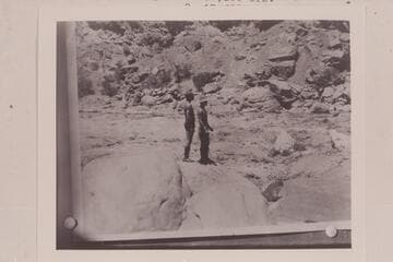 Ed Holt (left) and Bob Bartl study Vulcan Rapid
