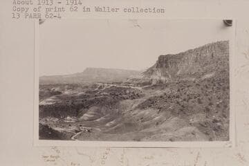 Vermillion Cliffs looking west taken from a knoll opposite Pahreah and on other side of wash