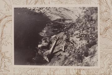 Wreck of the stern-wheeler "Charles H. Spencer" at Lees Ferry