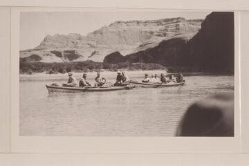 The Race--above Warm Creek.  Photo No. 56 in Stabler album.  A print of the same photo was in the Thomas album.  See also 229 GNCN 28.11