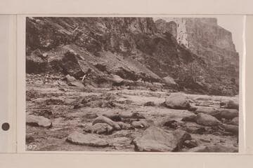 Lava Falls.  Mile 179.  Copy of Photo No. 307, Lint album