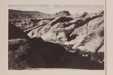 Down drainage at Mile 71.5.  Sixty Mile Point.  Fifty Mile Mountain at upper left