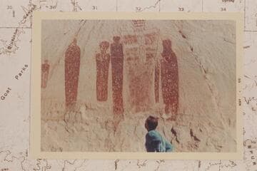 Pictographs in Horseshoe Canyon