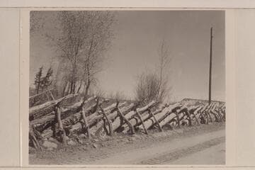 Fence at town of Boulder near Escalante, Utah
