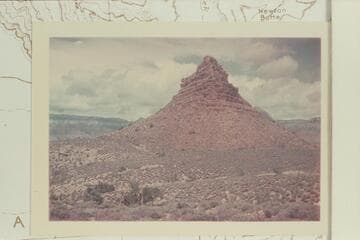 Route at left below and right above Pattie from the south