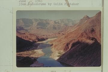 Downriver from approximately Mile 64 to Chuar or Lava Canyon Rapid