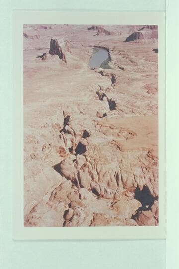 Looking down West Canyon to its mouth at Mile 50 1/2; Glen Canyon