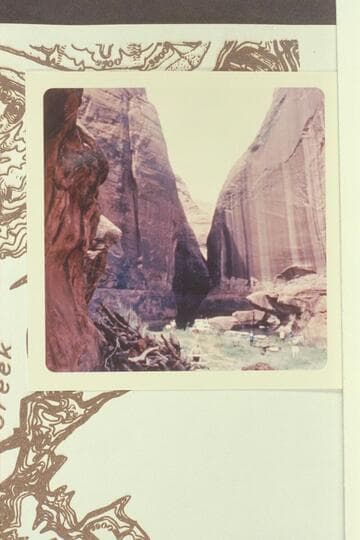 The landing at The Narrows at the foot of Bridge Creek