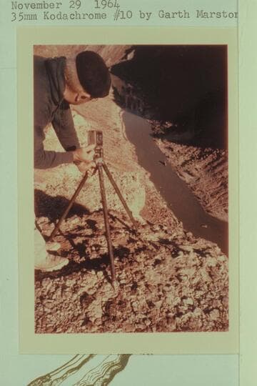 Dock Marston shoots movies of 10 Mile Rock