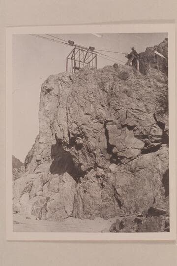 Rusts Cable--Bright Angel Creek.  The cage was the first one in use (Dave Rust)