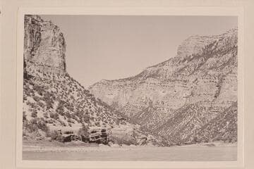 Harpers Corner from near Sage Creek; Whirlpool Canyon.  Green River