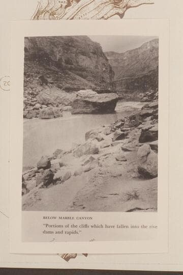 Down to Boulder Narrows at Mile 18 1/2 in Marble Canyon