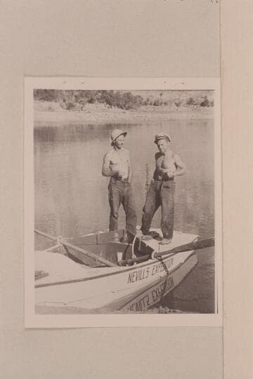 Nevills and Buzz Holmstrom at Pats Hole