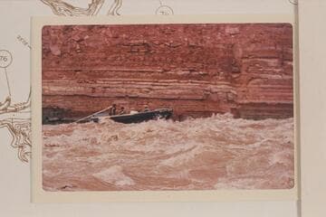 The "Maid" cruising Unkar Rapid for Disney's Powell film