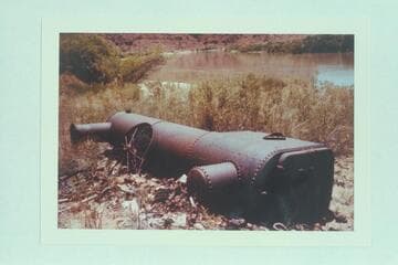 One of the boilers left at Lees Ferry after Spencer's operations
