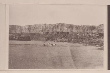 Boats of Pathe-Bray party dropping away from Lees Ferry